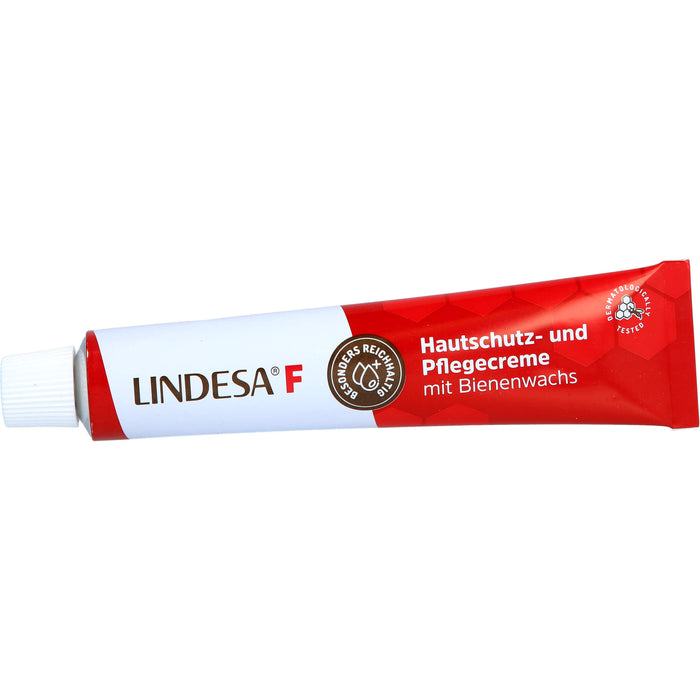 Lindesa F Hautschutz- und Pflegecreme mit Bienenwachs, 50 ml Cream