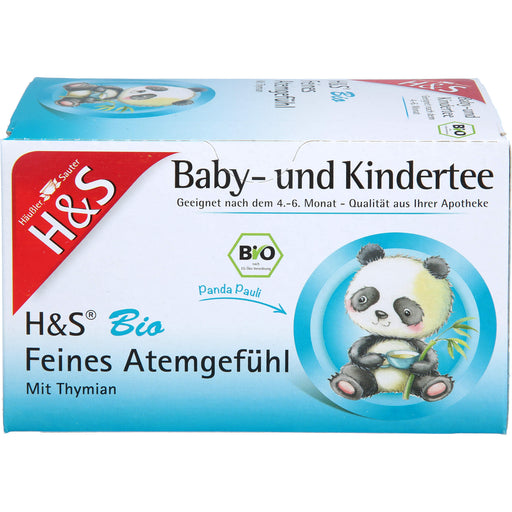 H&S Bio Feines Atemgefühl Baby- und Kindertee, 24 g Filterbeutel