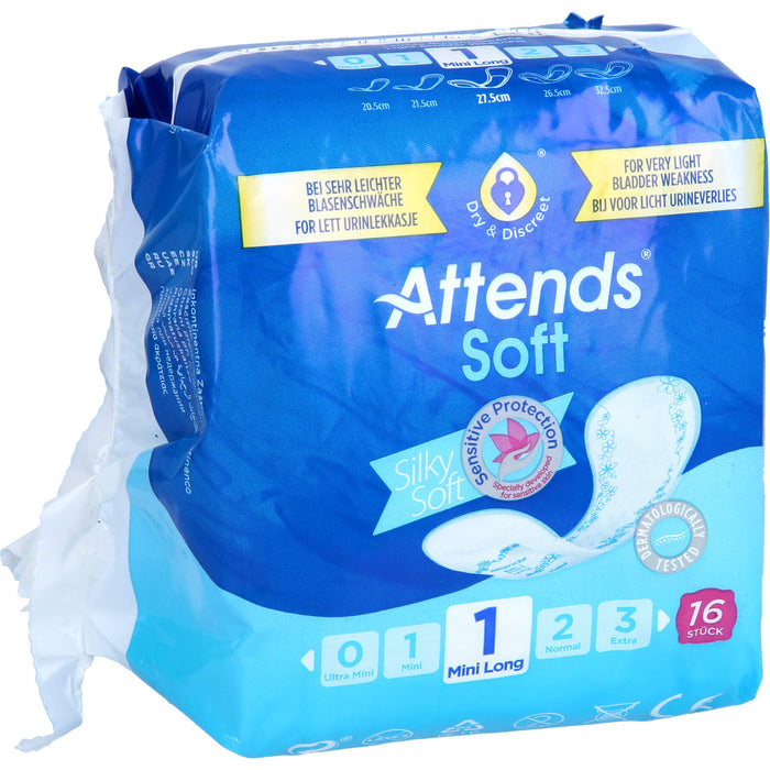 Attends Soft 1 Mini Long Vorlage, 16 pc Dépôts