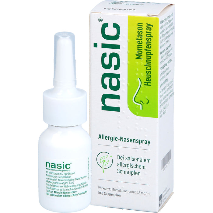 Nasic Mometason Heuschnupfenspray 50 Mikrogramm/Sprühstoß, 10 g Spray