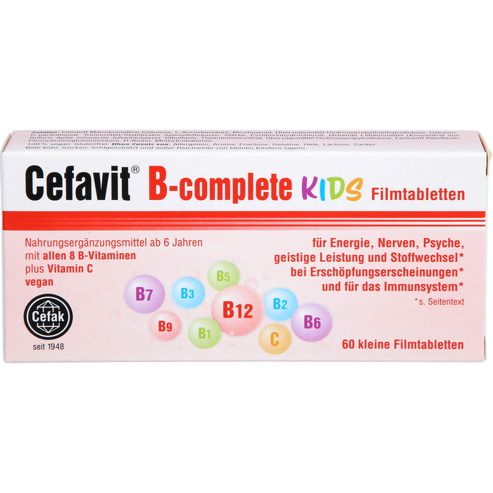 Cefavit B-complete Kids Tabletten, 60 St. Tabletten