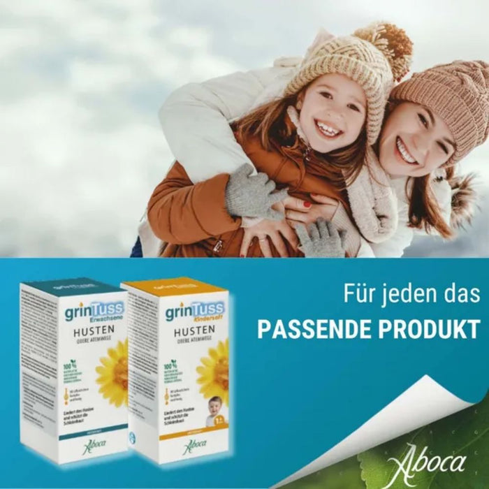 GrinTuss Hustensaft bei trockenem Husten, 180 g Solution