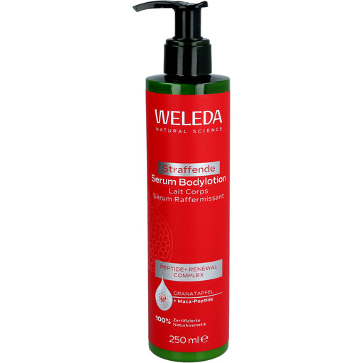 WELEDA Straffende Serum Bodylotion mit Peptiden und Renewal Complex, 250 ml Lotion