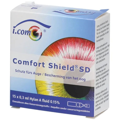 i.com Comfort Shield SD Schutz fürs Auge Lösung, 5 St. Ampullen