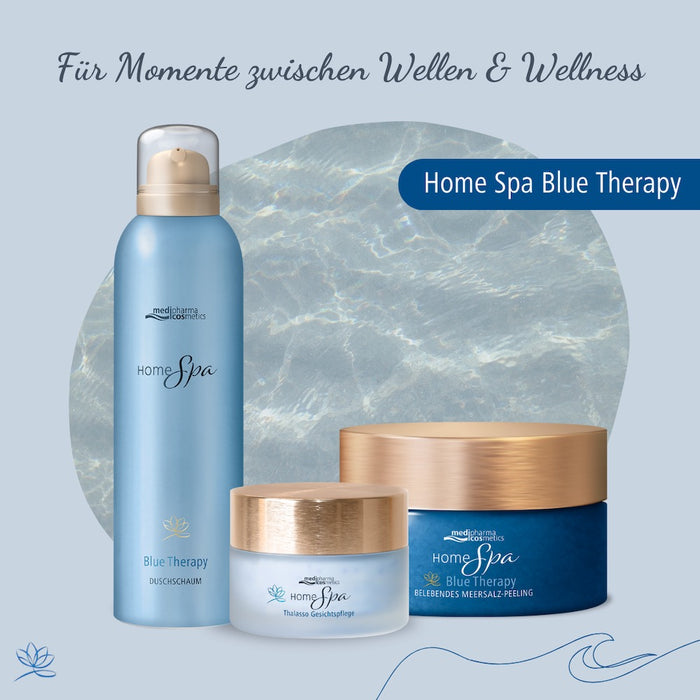 Medipharma Cosmetics Home Spa Blue Therapy Duschschaum, 200 ml Solution