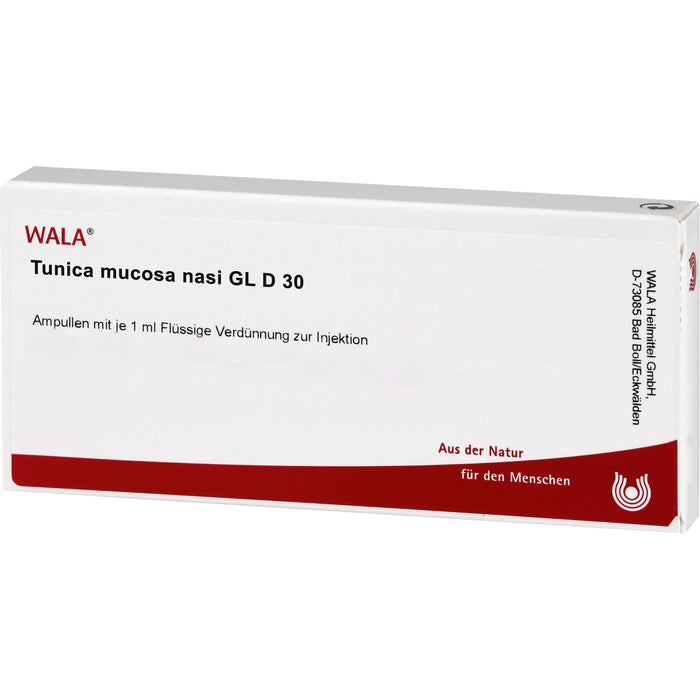 Tunica Mucosa Nasi Gl D30 Wala Ampullen, 10X1 ml AMP