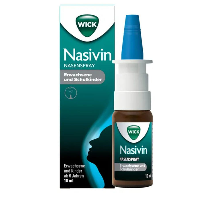 WICK Nasivin Nasenspray für Erwachsene und Schulkinder, 10 ml Lösung