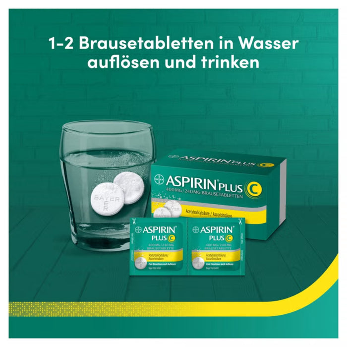 ASPIRIN plus C Brausetabletten, 20 pcs. Tablets