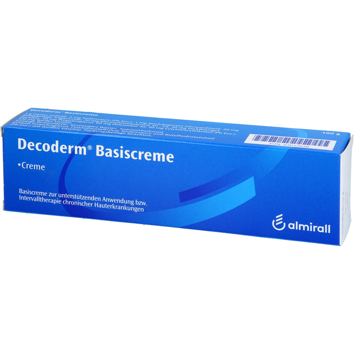 Decoderm Basiscreme zur Intervalltherapie chronischer Hauterkrankungen, 100 g Creme