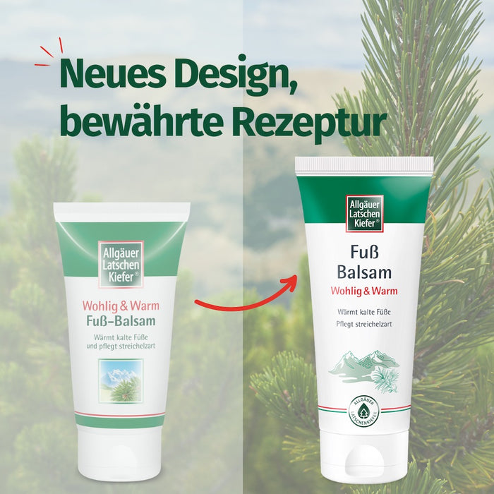 Allgäuer Latschenkiefer Fuß Balsam Wohlig & Warm, 100 ml Baume