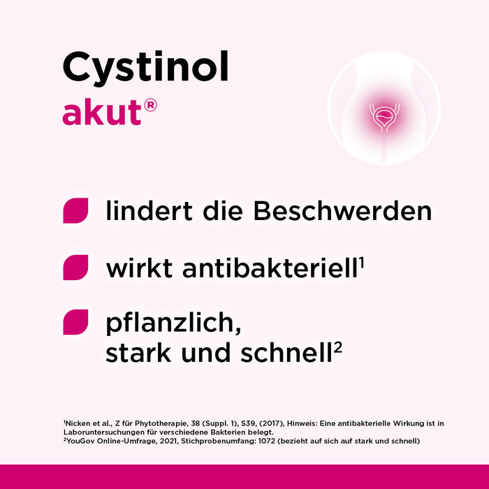 Cystinol akut Dragees bei Harnwegserkrankungen, 60 pcs. Tablets
