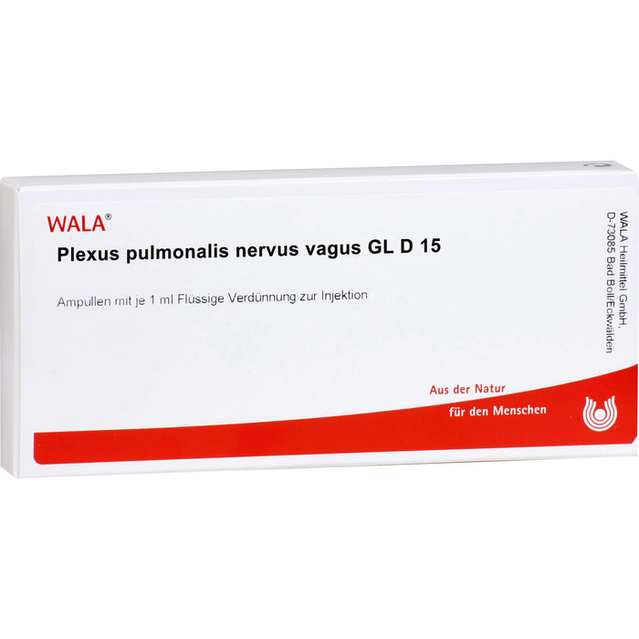 Plexus pulmon. nervus vagus Gl D15 Wala Ampullen, 10X1 ml AMP
