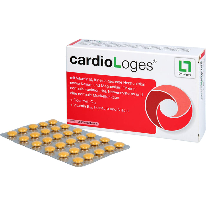 CardioLoges Tabletten für eine gesunde Herzfunktion, 120 pc Tablettes