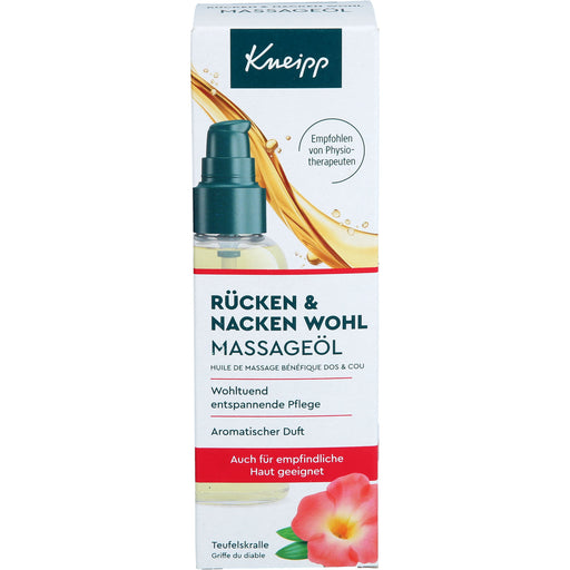 Kneipp Rücken & Nacken Wohl Massageöl Teufelskralle, 100 ml Öl