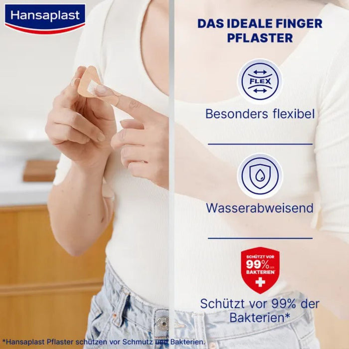 Hansaplast Elastic Fingerkuppen Pflaster 10 Str, 10 pcs. Patch