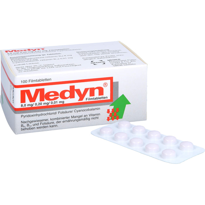 Medyn  8,0 mg/0,20 mg/0,01 mg, Filmtabletten, 100 St. Tabletten