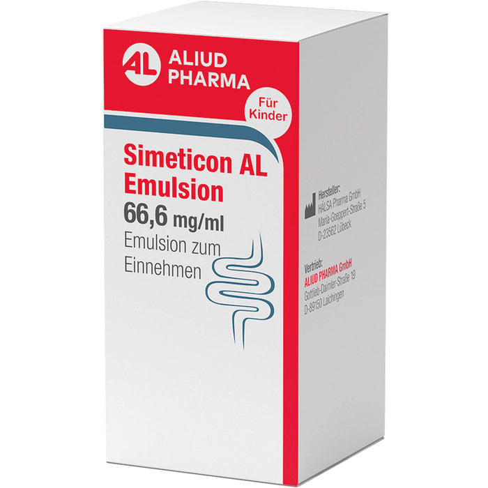 Simeticon AL Emulsion zur Linderung von gasbedingten Beschwerden und Dreimonatskoliken, 50 ml Solution