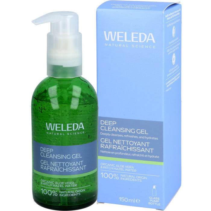 WELEDA Deep Cleansing Gel für normale bis Mischhaut, 150 ml Gel