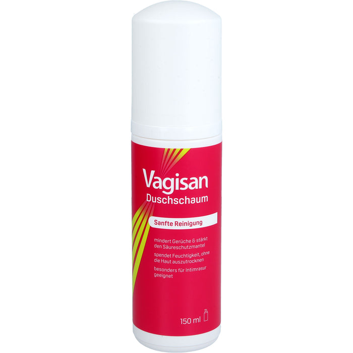 Vagisan Duschschaum zur sanften Reinigung des äußeren Intimbereichs, 150 ml Schaum