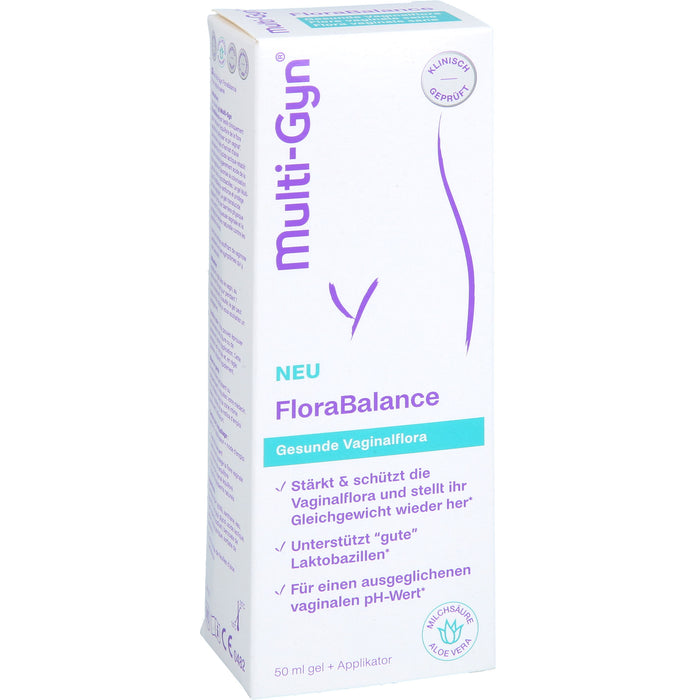 Multi-Gyn FloraBalance Gel zur Wiederherstellung, Stärkung und zum Schutz der Intimflora, 50 ml Gel