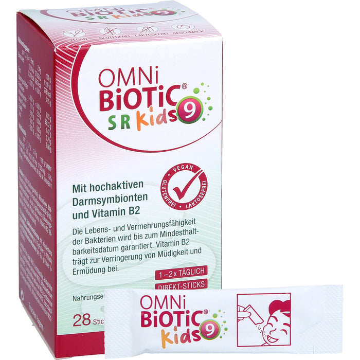 OMNi-BiOTiC SR-9 Kids mit wertvollen Bakterienstämmen, 28 pc Sachets