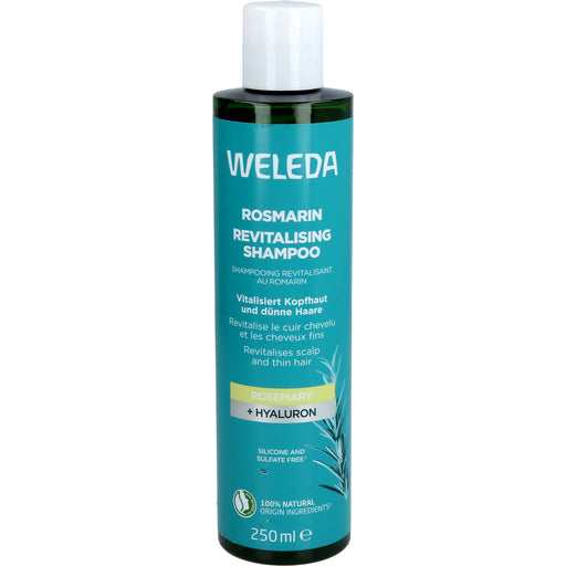 WELEDA Rosmarin Revitalising Shampoo vitalisiert Kopfhaut und dünne Haare, 250 ml Shampoo