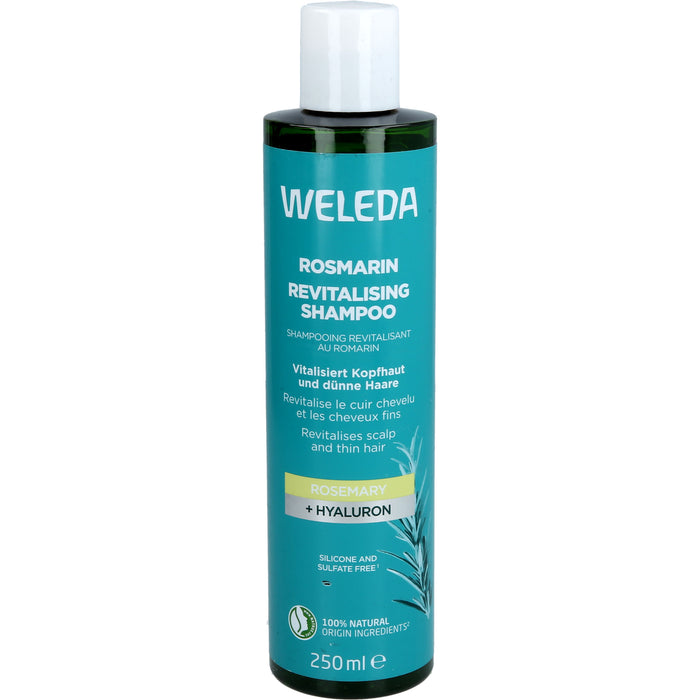 WELEDA Rosmarin Revitalising Shampoo vitalisiert Kopfhaut und dünne Haare, 250 ml Shampoo