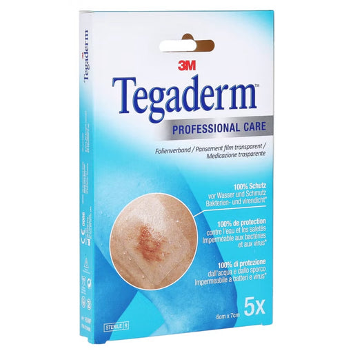 Tegaderm Film 6,0 cmx7,0 cm, 5 St. Pflaster