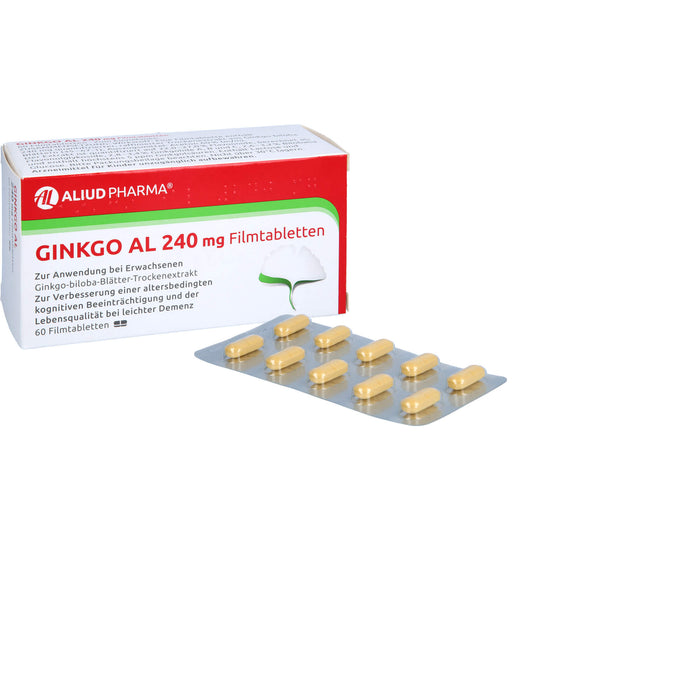 Ginkgo AL 240 mg Filmtabletten, 60 St FTA