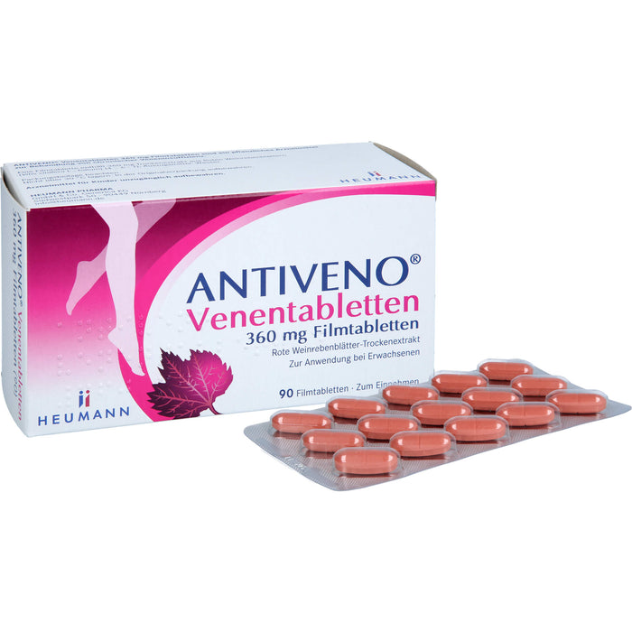 ANTIVENO Venentabletten 360 mg Filmtabletten, 90 pc Tablettes