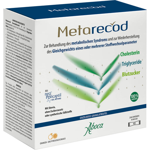 Metarecod Granulat unterstützt die Behandlung des metabolischen Syndroms, 100 g Granulat