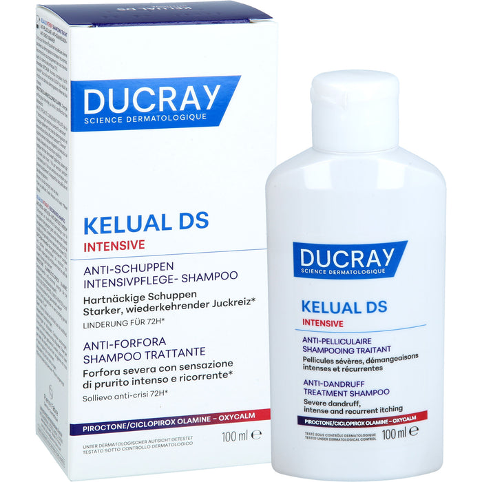 DUCRAY KELUAL DS Intensive Anti-Schuppen Intensivpflege-Shampoo, 100 ml Shampoing