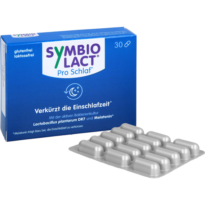 SymbioLact Pro Schlaf Kapseln verkürzt die Einschlafzet, 30 pc Capsules