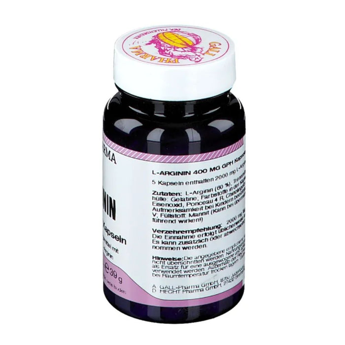 GALL PHARMA L-Arginin 400 mg GPH Kapseln, 60 pcs. Capsules