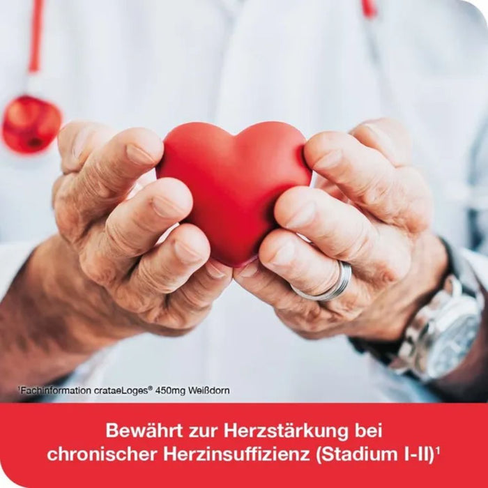 Cratae-Loges 450 mg Weißdorn Filmtabletten bei Herzerkrankungen, 100 St. Tabletten