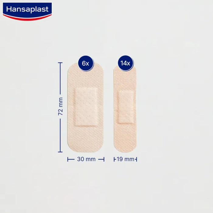 Hansaplast Sensitive Pflaster Hautton Light, 20 pcs. Patch