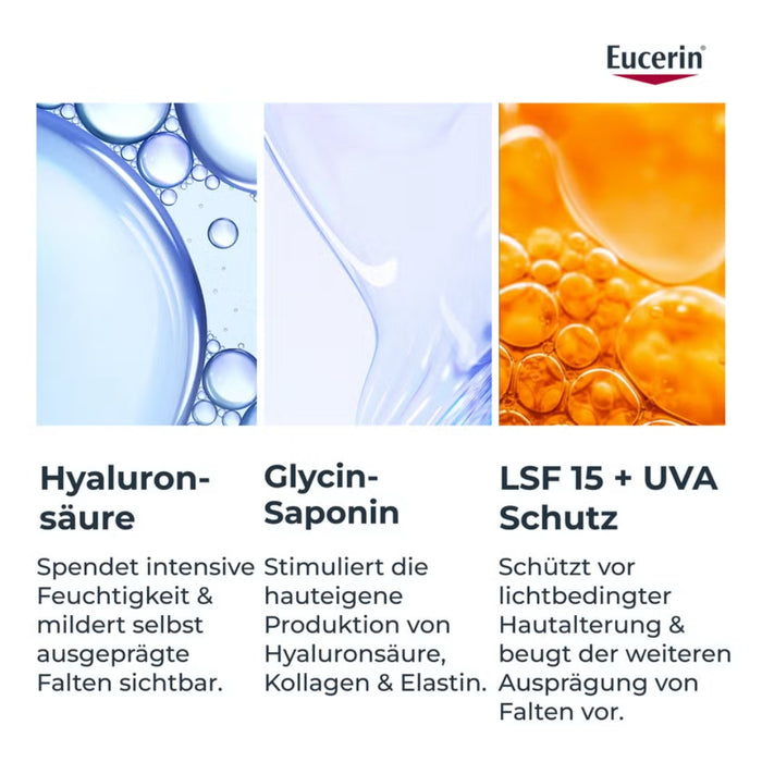 Eucerin Hyaluron-Filler Tagespflege für trockene Haut, 50 ml Creme