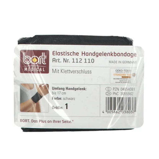 BORT Handgelenkbandage schwarz Gr.1, 1 St. Bandage