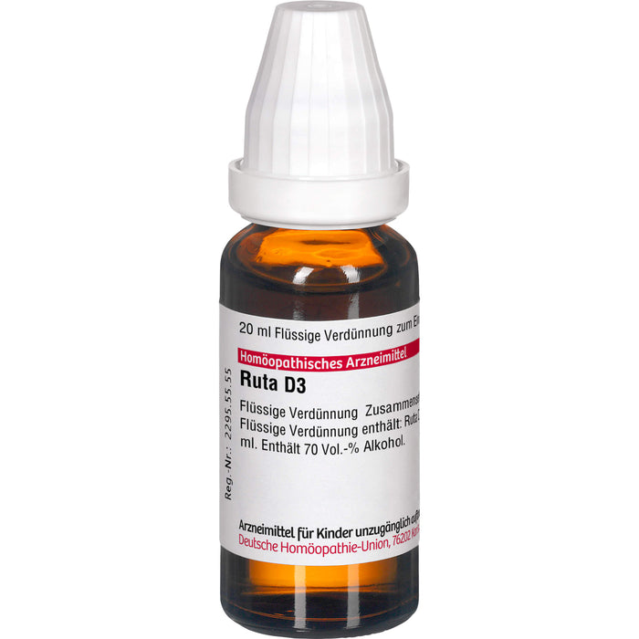 DHU Ruta D3 Dilution, 20 ml Solution