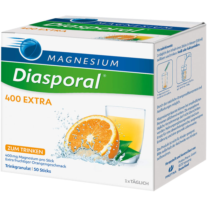 Magnesium-Diasporal 400 extra Trinkgranulat, 50 pcs. Sachets