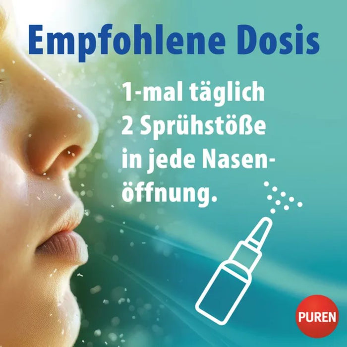 PUREN Mometason Heuschnupfenspray 50 Mikrogramm/Sprühstoß Nasenspray, 18 g Lösung