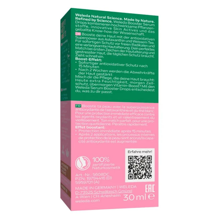 WELEDA Slow Aging Astaxanthin Serum Drops Zellschutz & verlangsamte Hautalterung, 30 ml Solution
