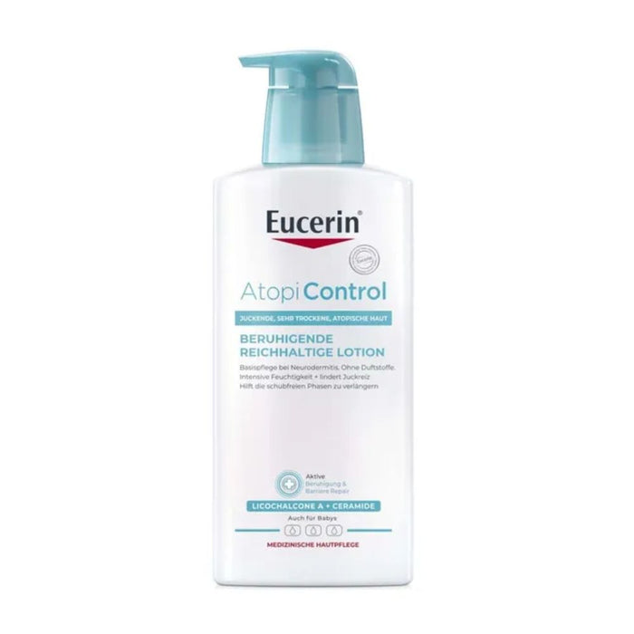 Eucerin Atopi Control Lotion Hautpflege bei Neurodermitis, 400 ml Lotion