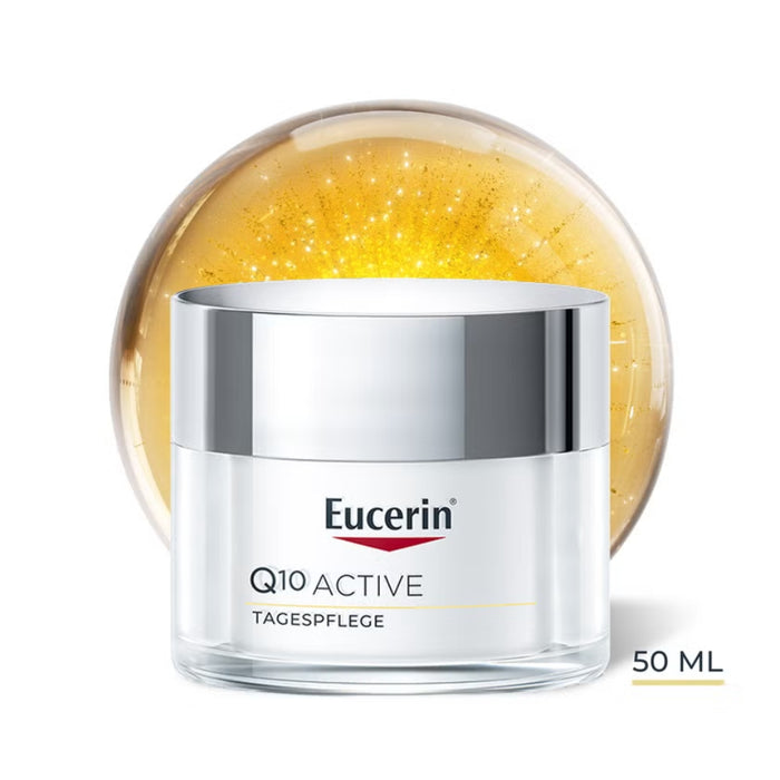 Eucerin Q10 Active für den Tag Anti-Faltenpflege für empfindliche Haut, 50 ml Crème