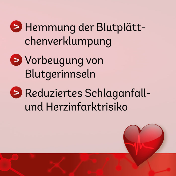 ASS Dexcel Protect 75 mg Tabletten bei Herz-Kreislauf-Erkrankungen, 100 pc Tablettes