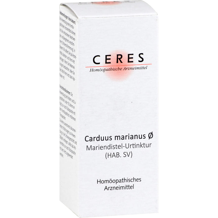 CERES Carduus marianus ø Urtinktur, 20 ml Solution