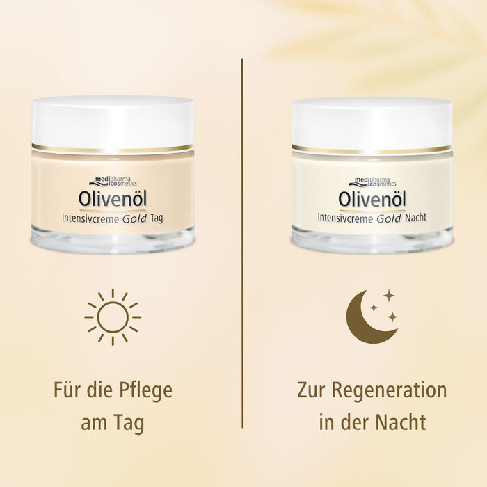 Olivenöl Intensivcreme Gold ZELL-AKTIV Nachtcreme, 50 ml Cream