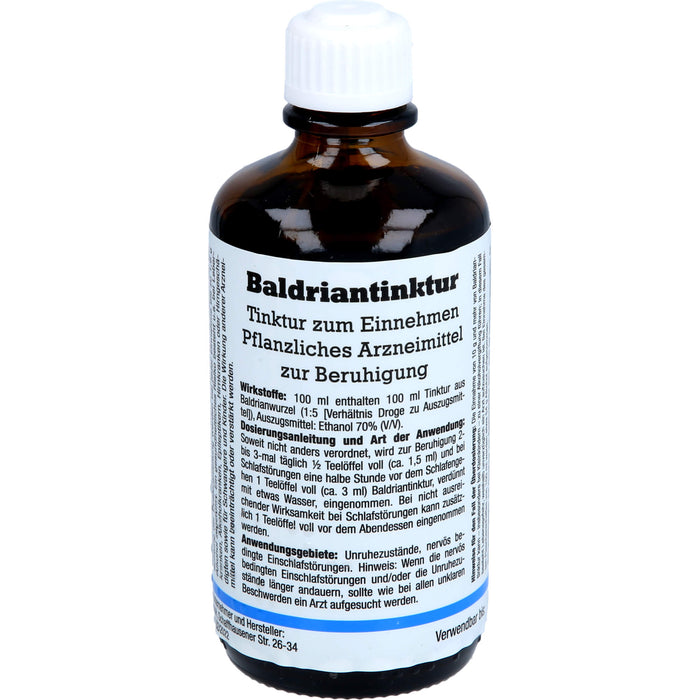 Baldriantinktur Herbeta zur Beruhigung, 100 ml Solution