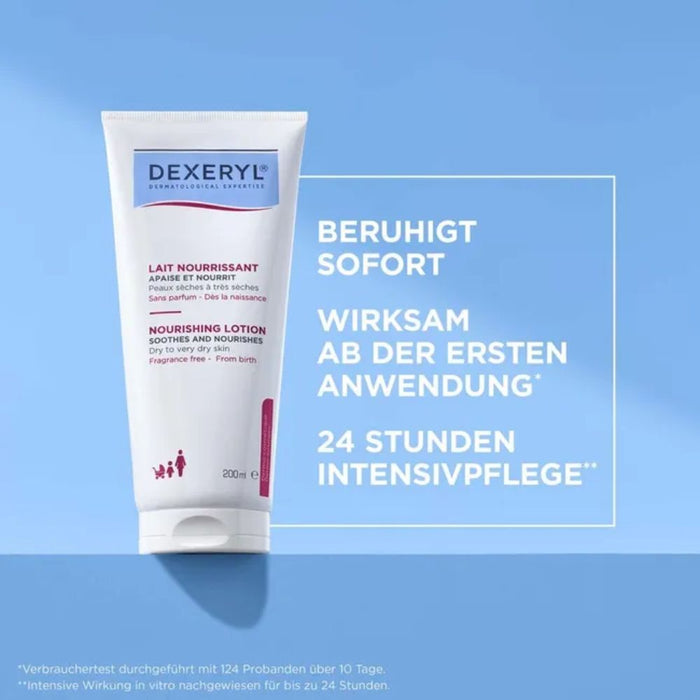 DEXERYL Pflegelotion für trockene bis sehr trockene Haut, 200 ml Cream