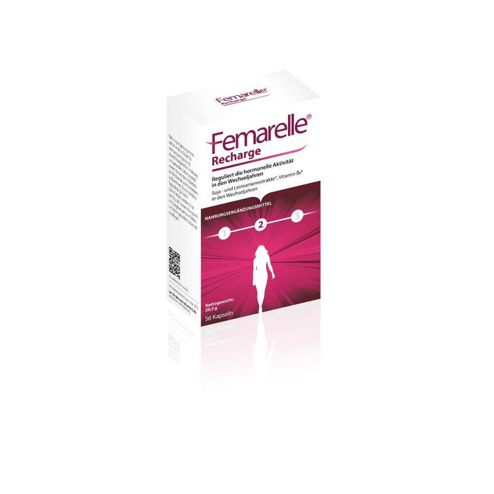 Femarelle Recharge Kapseln reguliert die hormonelle Aktivität, 56 pcs. Capsules